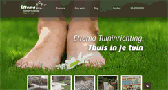 Desktop Screenshot of ettematuininrichting.nl